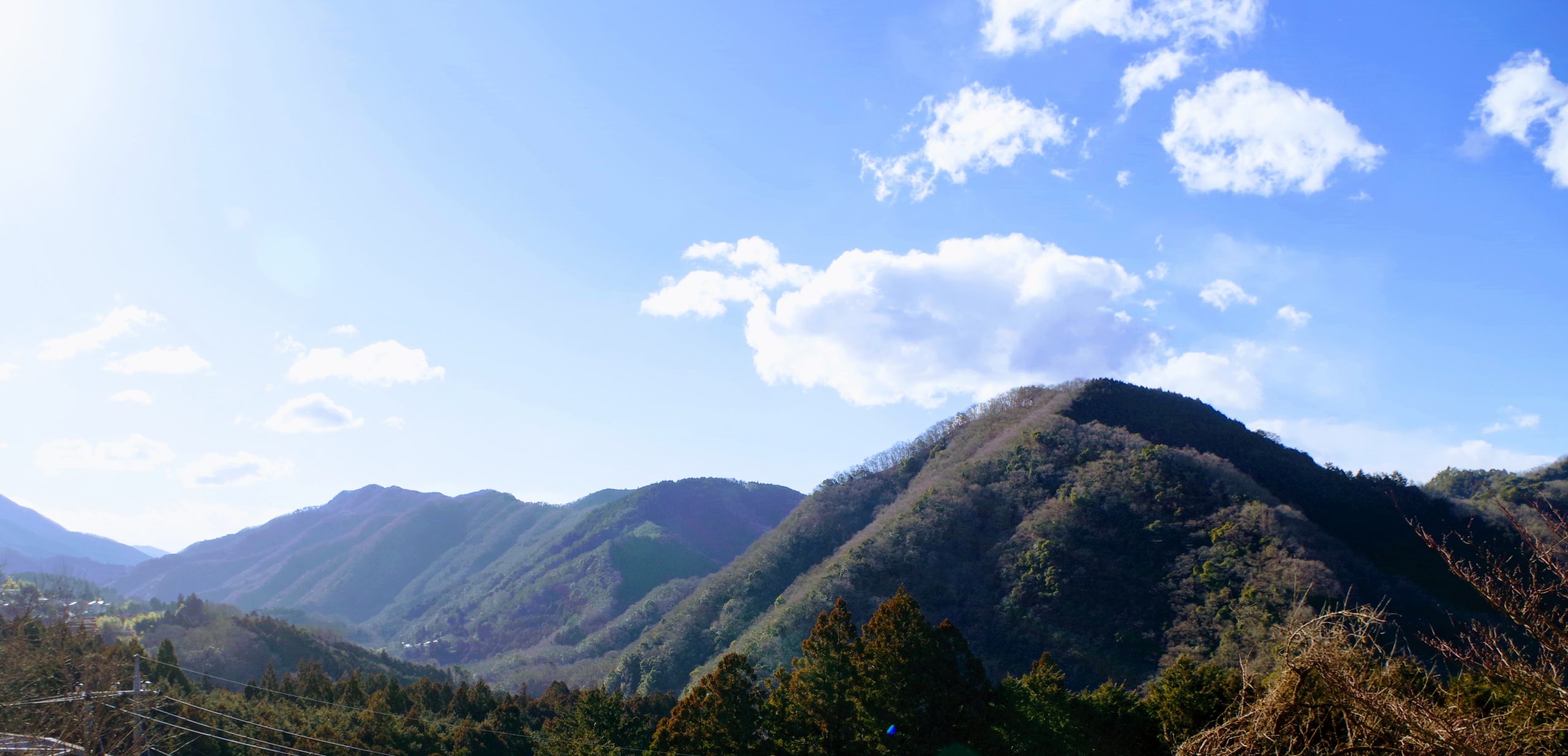 青根の山々